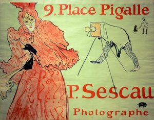 P. Sescau / Photographer by Henri de Toulouse Lautrec