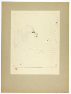Pessima, plate three from Yvette Guilbert by Henri de Toulouse Lautrec
