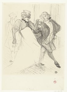 Portrait of Actors Gabrielle Rejane and Felix Galipaux in the Play Madame Sans-Gêne