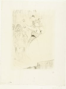 Portrait of Actress Marcelle Lender Dancing the Bolero in the Opera Chilpéric