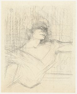 Portrait of Actress Yvette Guilbert in Dans la Glu (series title: Yvette Guilbert: English Series)