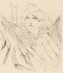 Sarah Bernhardt in Cleopatra, 1896 by Henri de Toulouse Lautrec