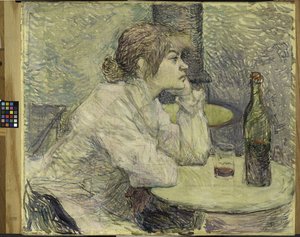 The Hangover (Suzanne Valadon) by Henri de Toulouse Lautrec