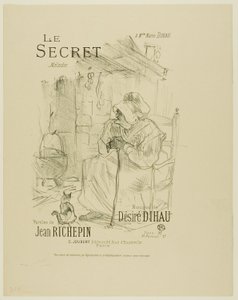 The Secret, from Mélodies de Désiré Dihau by Henri de Toulouse Lautrec