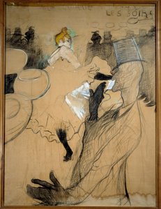 The red mill, the Goulue and Valentin le Desosse