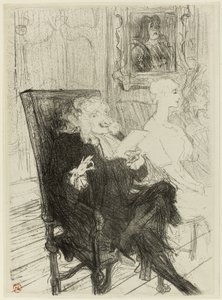 Truffier and Moreno, in Les Femmes Savantes