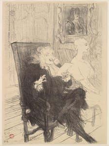 Truffier and Moreno, in Les Femmes Savantes