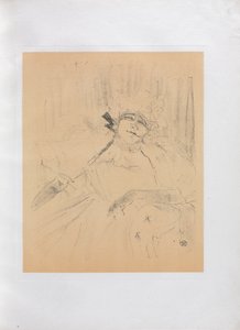 Yvette Guilbert-English Series: Ancient Song by Henri de Toulouse Lautrec