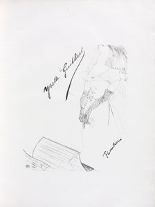 Yvette Guilbert-English Series: Frontispiece by Henri de Toulouse Lautrec