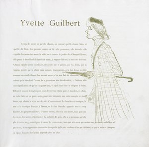 Yvette Guilbert - French Series: No. 1