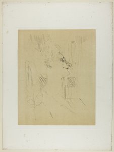 Yvette Guilbert—Soûlarde, from Yvette Guilbert by Henri de Toulouse Lautrec