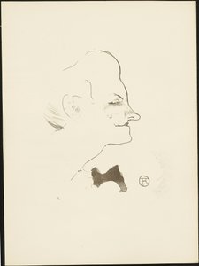 Yvette Guilbert, from Le Café-Concert by Henri de Toulouse Lautrec
