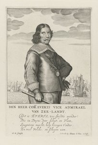 Portrait of Cornelis Evertsen by Henrick Rochuszn van Dagen