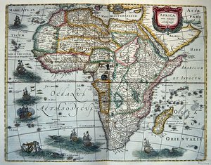 Map of Africa, from 