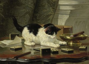 Kittens Game, ca 1860-1870