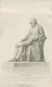 Handsworth - Monument of James Watt by Henry Adlard