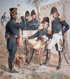 General Andrew Jackson and his Staff in the field