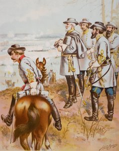 General Robert E. Lee at the Battle of Fredericksburg, 13th December 1862
