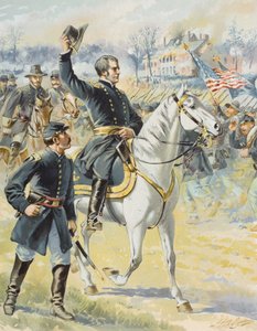 Major General Hooker at the Battle of Chancellorville, Virginia (3rd May 1863) by Henry Alexander Ogden