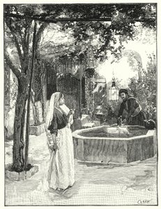 Courtyard of a House in Damascus by Henry Andrew Harper