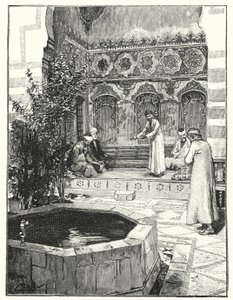 Receiving Guests in a Levan, Damascus by Henry Andrew Harper