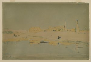 Ruins of Luxor by Henry Bacon