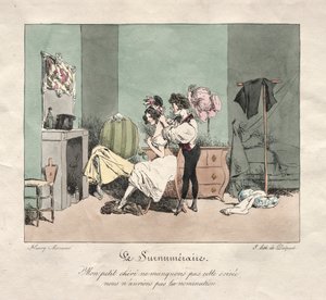 Administrative Customs: Supernumerary by Henry Bonaventure Monnier