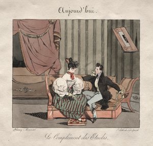 Parisian Occasions: The Complement of the Students by Henry Bonaventure Monnier