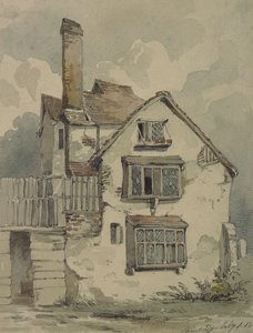 An Old House at Cambridge by Henry Cave