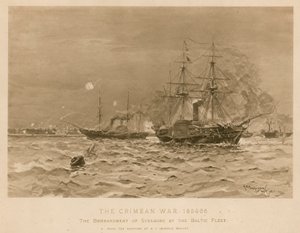Bombardment of Sveaborg by the British Baltic Fleet, Crimean War by Henry Charles Seppings Wright