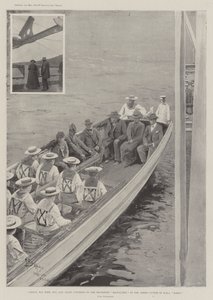 Cronje, his Wife, Son, and Staff conveyed to the Transport Milwaukee in the Armed Cutter of HMS Doris by Henry Charles Seppings Wright