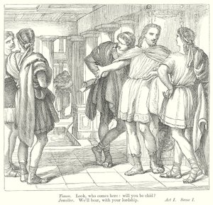Timon of Athens by Henry Courtney (after) Selous