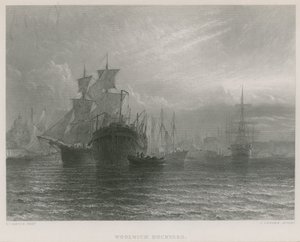 Woolwich Dockyard by Henry Dawson