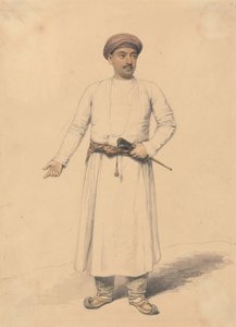Portrait of an Indian Prince by Henry Edridge