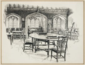 The Reading Room, Chetham College by Henry Edward Tidmarsh