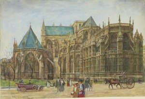 View of the Chapel of Henry VII at Westminster Abbey