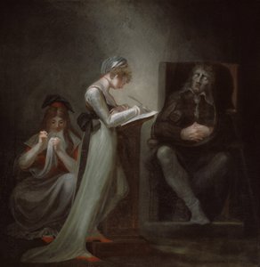 Milton Dictating to His Daughter by Johann Heinrich Füssli
