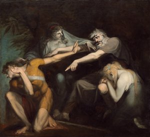 Oedipus Curses His Son Polynices