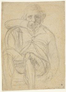Portrait of Fuseli; Sketch of a Hand by Henry Fuseli