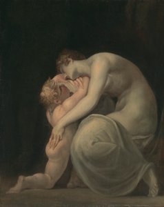 Tekemessa and Eurysakes by Johann Heinrich Füssli