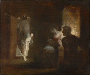Undine Enters the House of the Fisherman and His Wife, 1821