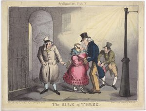 The Rule of Three, plate 7 from Arithmetic, 1822 by Henry Heath
