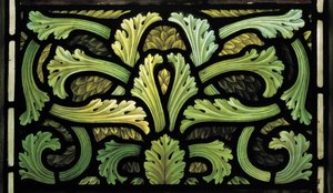 Foliage Pattern, Angels Of Judgement Window by Henry Holiday