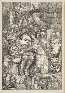 The Beaver brought paper, portfolio and pens, from The Hunting of the Snark, an Agony in Eight Fits, by Lewis Carroll, pub. 1876