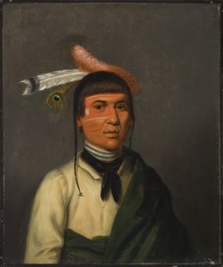 No-Tin (Wind), an Ojibwe Leader by Henry Inman