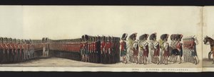 Part of the Panoramic View of the Entire Funeral Procession of Arthur, Duke of Wellington by Henry Jr and Sala Alken