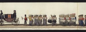 Part of the Panoramic View of the Entire Funeral Procession of Arthur, Duke of Wellington by Henry Jr and Sala Alken