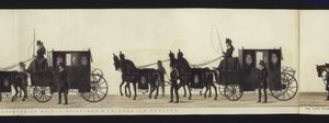Part of the Panoramic View of the Entire Funeral Procession of Arthur, Duke of Wellington by Henry Jr and Sala Alken