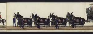 Part of the Panoramic View of the Entire Funeral Procession of Arthur, Duke of Wellington by Henry Jr and Sala Alken