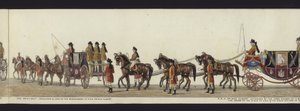 Part of the Panoramic View of the Entire Funeral Procession of Arthur, Duke of Wellington by Henry Jr and Sala Alken